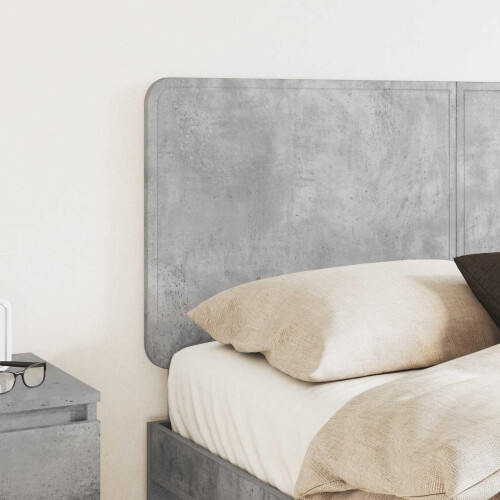 VidaXL vidaXL Headboard Concrete Grey Engineered wood 2
