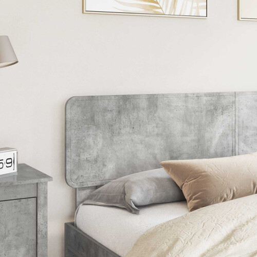 VidaXL vidaXL Headboard Concrete Grey Engineered wood 2