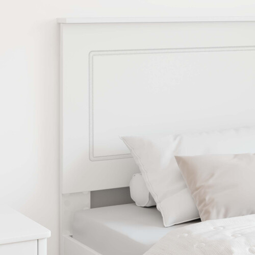 VidaXL vidaXL Headboard White 100 cm Engineered Wood 2