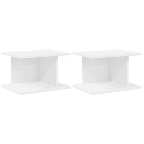 VidaXL vidaXL Bedside Table 2 pcs White 40 x 30 x 25 cm Engineered Wood 1