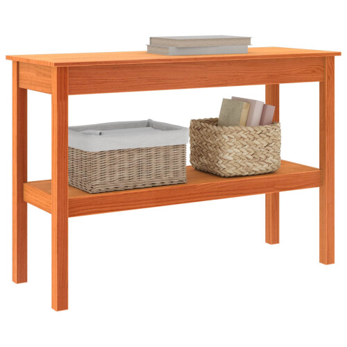 VidaXL vidaXL Console Table Wax brown 110 x 40 x 75 cm Solid pine wood 2