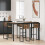 VidaXL vidaXL Standing Bar Table Engineered Wood 1