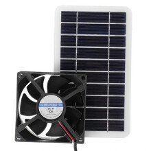 2X 30W Solar Panel Powered Exhaust Roof Fan for Attic,Van, Pet - Air Ventilation & Cooling System for Kitchens
