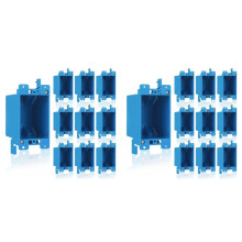 20-Pack Single Gang Electrical Outlet Box, Old Work Box,14 Cubic Inch, Ideal for Residential and Commercial Applications
