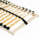 VidaXL vidaXL Slatted Bed Base Brown 90 x 190 cm Solid Beech Wood 3