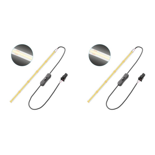 2X 3D Printer Accessories 24V COB Light Bar Kit for  A1 Accessories: COB Light Bar with