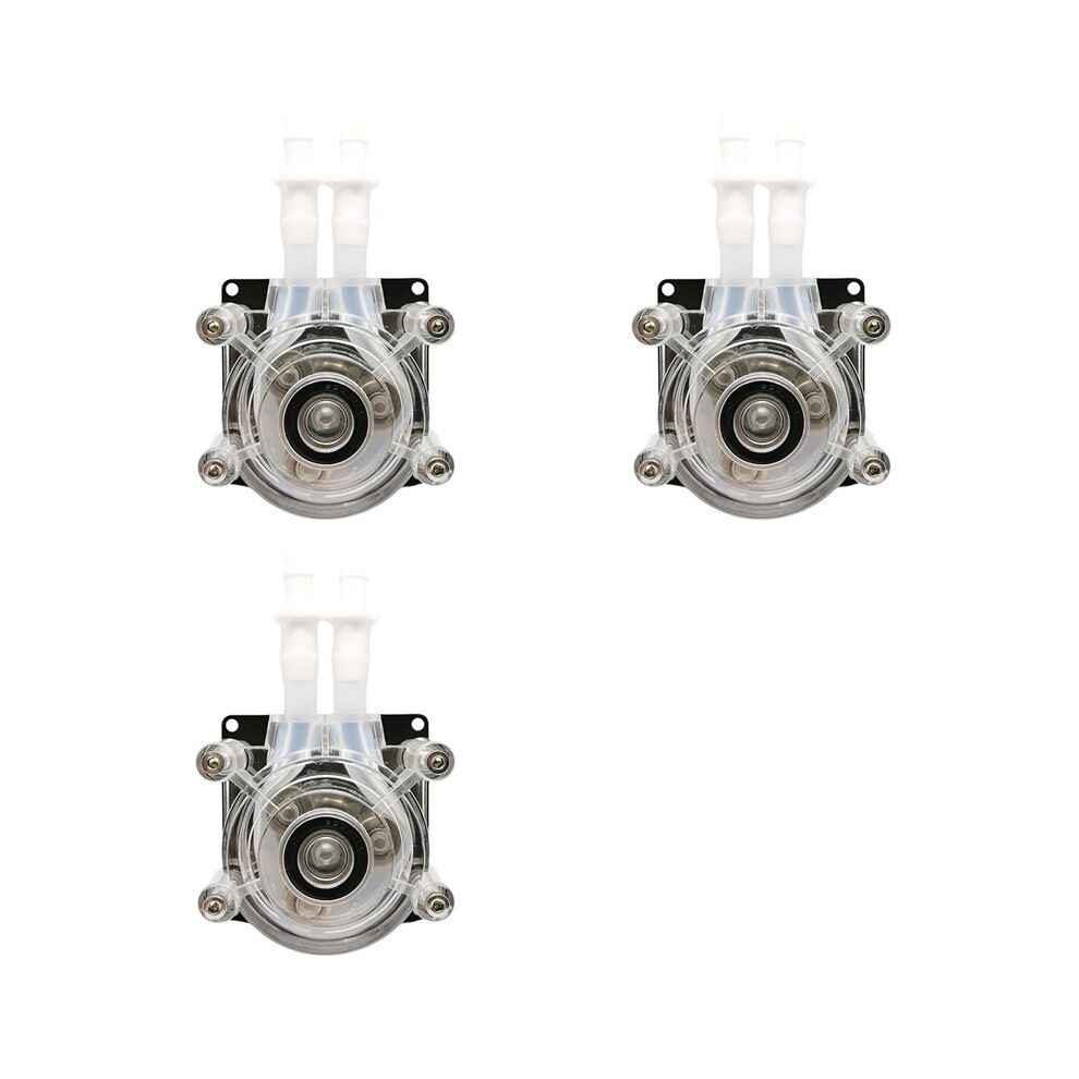 3X New 24V Peristaltic Pump Large Flowrate Liquid Dosing Pump 3000Ml/Min 3 Rollers With Pharmed Bpt Tube 6031819299020