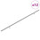 VidaXL vidaXL Cabinet Handle 12 pcs Silver 700mm Stainless Steel 2
