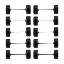 10 Paar 1/64 Räder und Reifen 11mm Gummireifen Felgen CE28 LMR FUCHS Teile für 1:64 HW Diecast Automodelle