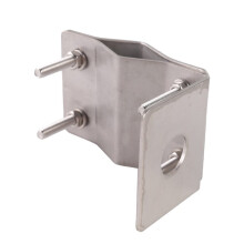 2X Walkie-Talkie Vehicle Antenna Base, Tube Clamp, Clip Antenna Luggage Rack, Stainless Steel Tube Clamp