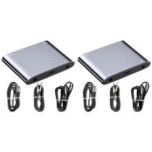 2X Audio Interface Adapter for Livestreaming Dual Stereo High-Resolution Sound Card for Live Singing and Recording