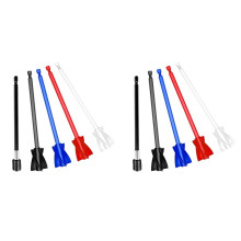 Pack of 8 Reusable Paint Mixer, 1/4 Drill Epoxy Resin Mixing Paddle, Epoxy Resin Stirrer, Epoxy Stirrer Attachment