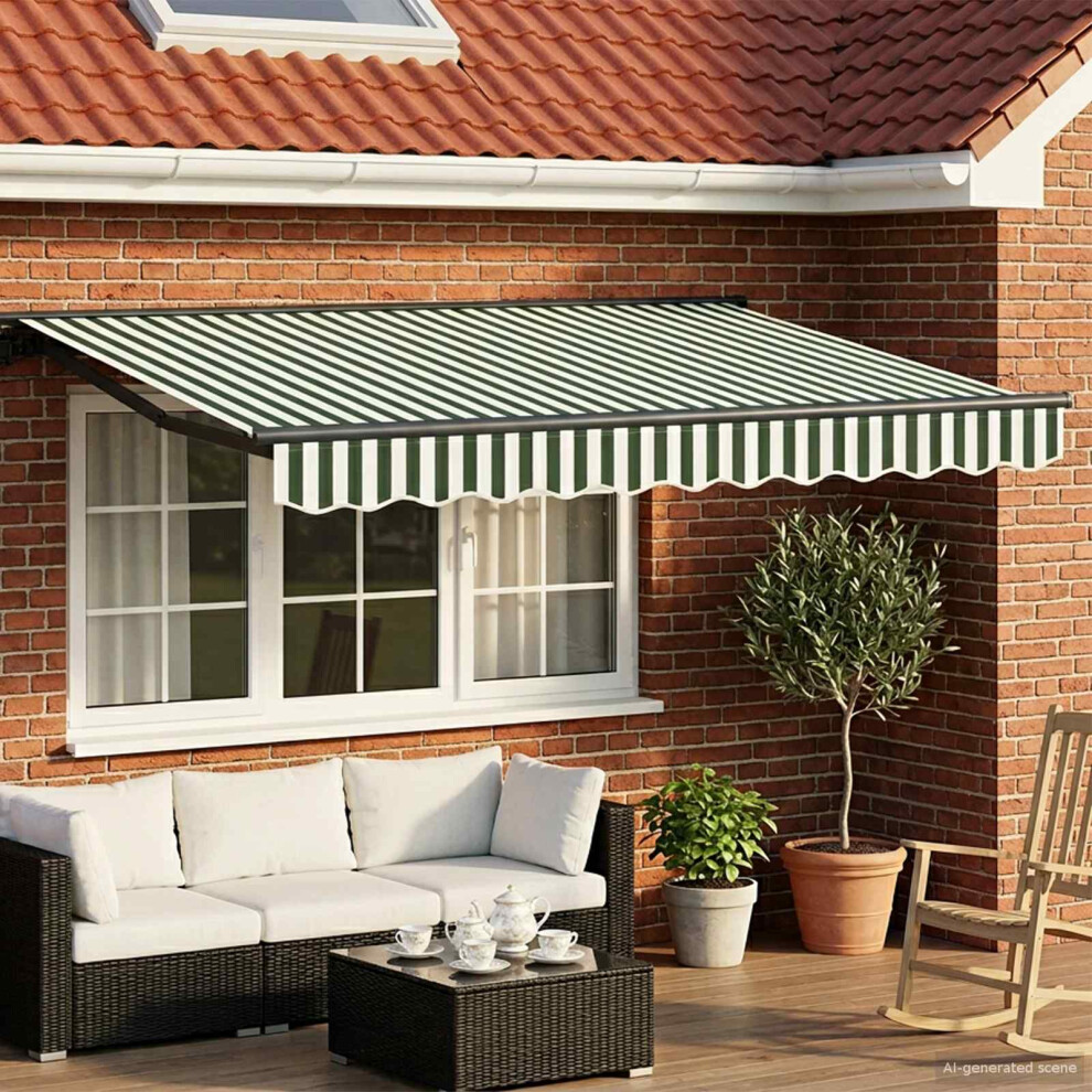 Vidaxl Electric Retractable Awning 3.5 X 2.5 M