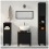 VidaXL vidaXL Badezimmermöbel-Set 3 stk. Schwarz Eichen-Optik 4