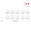 VidaXL vidaXL Mirror Lights 12 pcs White 4.5 x 4.5 x 4.8 cm Plastic 2