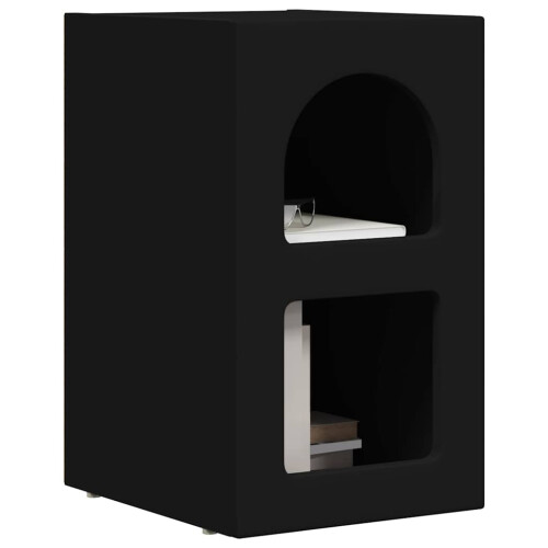VidaXL vidaXL Bedside Table 2 pcs Black 29.5 x 33.5 x 50 cm Engineered Wood 2