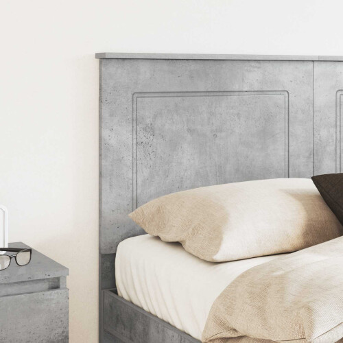 VidaXL vidaXL Headboard Concrete Grey 100 cm Engineered Wood 2