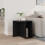 VidaXL vidaXL End Table Black Oak 37 x 32 x 40 cm Engineered Wood 4