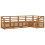 VidaXL vidaXL Outdoor-Sofagarnitur 5 stk. Natur Polyester 2