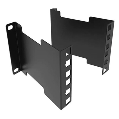 2X 2U Server Rack Depth Extender - 4-Inch Deep Recessed Rack Mount Adapter Kit for Network Rack 2