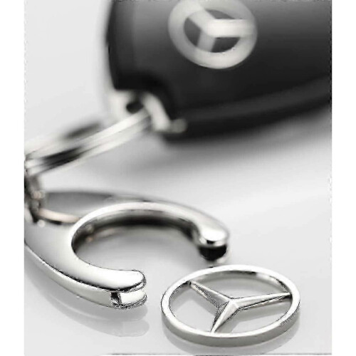 Key Chain,Sbmlv Suitable for Benz Key Ring And Shopping Chip 1