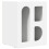 VidaXL vidaXL Bedside Table White 40 x 35 x 50 cm Engineered Wood 2