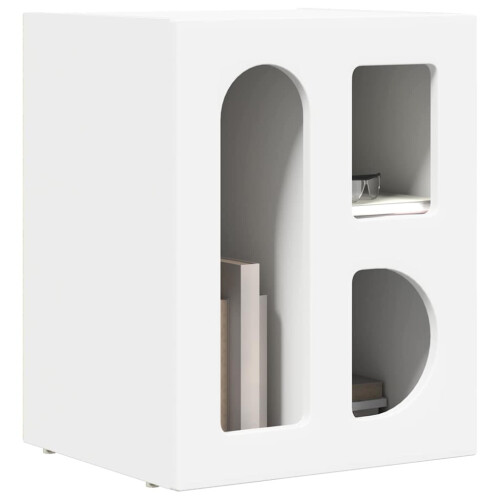 VidaXL vidaXL Bedside Table White 40 x 35 x 50 cm Engineered Wood 2