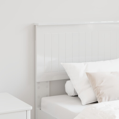 VidaXL vidaXL Headboard Gloss White Engineered wood 2