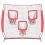 VidaXL vidaXL Baseball Practice Net Black 214.5 x 89.5 x 181 cm Polyester 4