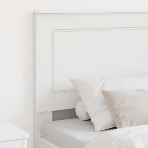 VidaXL vidaXL Headboard White 100 cm Engineered Wood 2