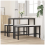 VidaXL vidaXL Dining Bench 2 pcs White 100 x 32.5 x 49 cm Solid pine wood 3