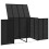 VidaXL vidaXL Box Garbage Bin Box 2 pcs Black 130 x 80 x 115 cm Polyethylene 4