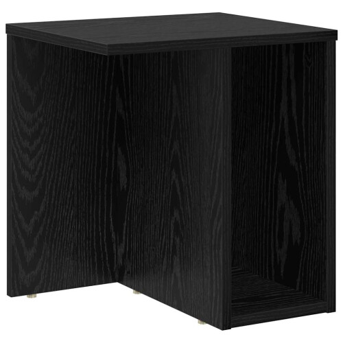 VidaXL vidaXL End Table Black Oak 37 x 32 x 40 cm Engineered Wood 1