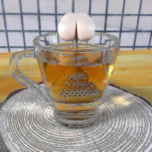 Poo Shape Creative Tea Coffee Filter (2pcs) 25-26s 1