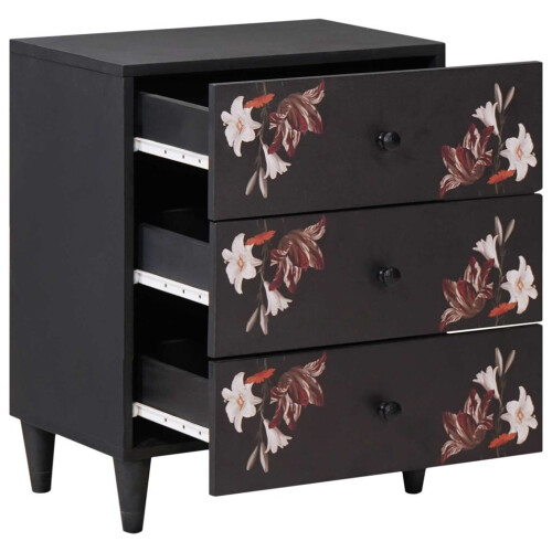 VidaXL vidaXL Bedside Table Multicolour 50 x 33 x 60 cm Solid Mango Wood 1