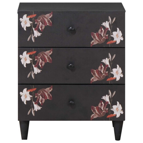 VidaXL vidaXL Bedside Table Multicolour 50 x 33 x 60 cm Solid Mango Wood 2