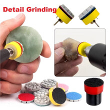Diamond Polishing Pad Set, 28PCS Different Grit 50 -10000 Water Sanding Discs for Detail Fine Grinding