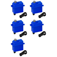 5X TR-4 2065 RC Car Servo Metal Gear 4.5KG 3 Pin Waterproof Micro-Servo for TRX4M 1/18 TRX4 1/10 Scale RC Car