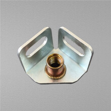 8X Rack Casters Accessories Carbon Steel Base Fittings Base Wheels Casters Angle Iron Connecting Wheel Accessories M8