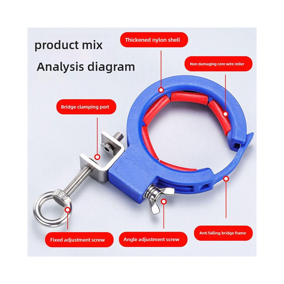 2X Cable Tray Rollers Adjustable Wire Management Cable Threading Tool Guide Helper Laying Tool 6032467467953