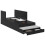 VidaXL vidaXL Storage Bed Frame with Drawer Black Oak 100 cm Engineered Wood 3