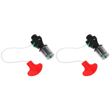 2X Inflatable Life Jacket Accessories 33g CO2 Cylinder Automatic Device Plastic Portable Safety