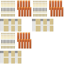 Pensets voor Houtdraaien 30-Pack 30 Penhoezen - Penmaakgereedschap met Zwarte Inkt Penmaakset Slanke Pen voor Doe-Het-Zelf Koper
