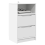 VidaXL vidaXL Bedside Table White 40 x 30 x 467 cm Engineered Wood 3