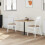 VidaXL vidaXL Dining Chairs 2 pcs White 43 x 54 x 89 cm Solid Rubber Wood 2