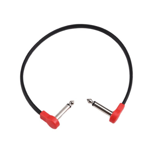 2X Câble de Guitare 30 cm Câble de Pédale D'Effet 6,35 mm Câble de Patchs de Pédale Câble de Patchs D'Effet 1