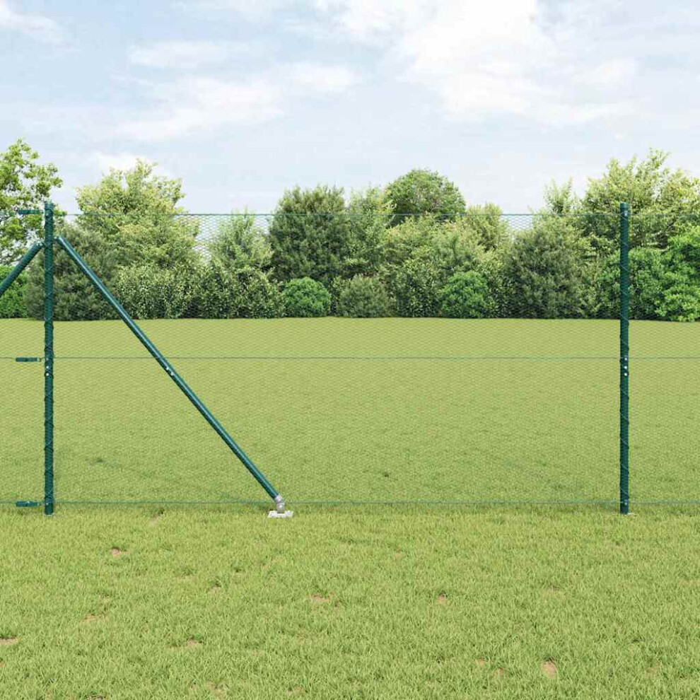 Vidaxl Welded Wire Fence With Spikes 50 X 1.2 M (W X H)