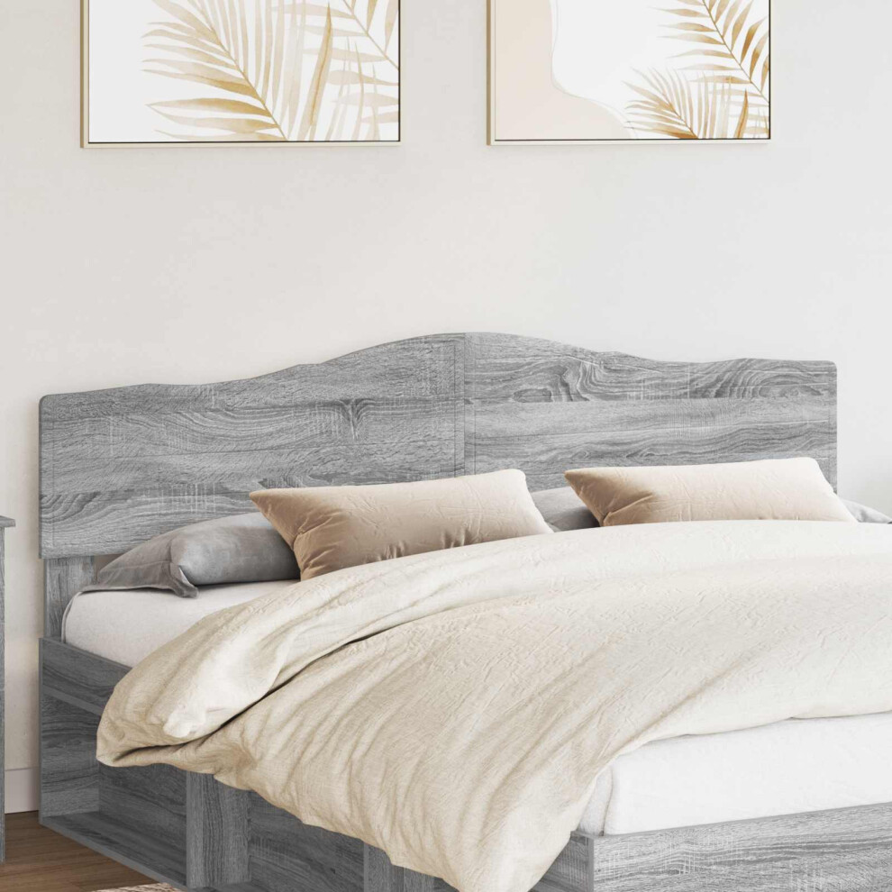 Vidaxl Headboard Sonoma Engineered Wood Grey