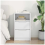 VidaXL vidaXL Bedside Table White 40 x 30 x 467 cm Engineered Wood 4