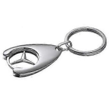 Key Chain,Sbmlv Suitable for Benz Key Ring And Shopping Chip